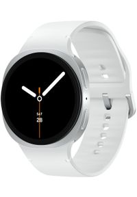 SAMSUNG - Samsung Galaxy Watch 8 3,81 cm (1.5") AMOLED 44 mm Cyfrowy 480 x 480 px Ekran dotykowy Srebrny Wi-Fi GPS. Rodzaj zegarka: cyfrowe. Kolor: srebrny