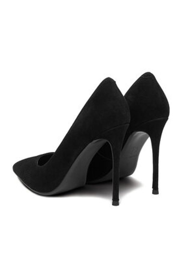 Eva Minge Szpilki EO-ELAINA-E134-20A Czarny. Kolor: czarny. Materiał: skóra, zamsz. Obcas: na szpilce