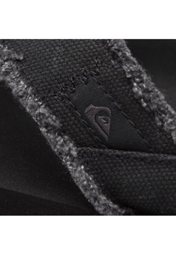 Quiksilver Japonki AQYL100047 Czarny. Kolor: czarny. Materiał: materiał