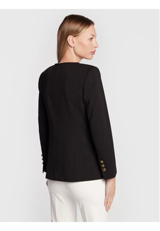 Pinko Marynarka Eugenia 1G1890 1739 Czarny Slim Fit. Kolor: czarny. Materiał: wiskoza