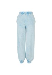 Urban Classics - Spodnie Dresowe Damskie Z Ręcznikiem. Kolor: niebieski. Materiał: dresówka. Długość: długie #1