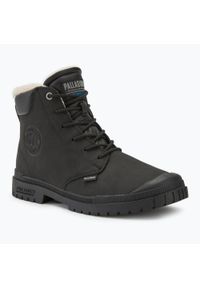 Buty Palladium SP20 Cuff Leather Waterproof WL black. Kolor: czarny. Styl: sportowy. Sport: turystyka piesza