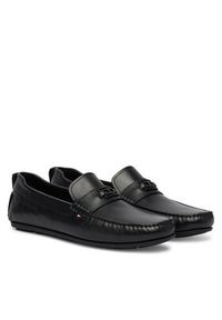TOMMY HILFIGER - Tommy Hilfiger Mokasyny Hardware Lth Driver FM0FM05855 Czarny. Kolor: czarny. Materiał: skóra #2