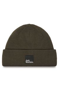 Czapka Jack Wolfskin. Kolor: zielony