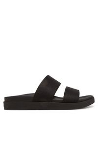 Calvin Klein Klapki Flat Slide Jacq HW0HW02487 Czarny. Kolor: czarny. Materiał: materiał