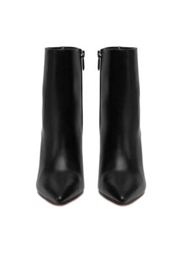 Nine West Botki CEO-NADINE-01 Czarny. Kolor: czarny. Materiał: materiał, skóra
