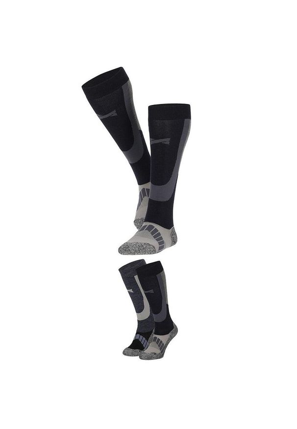 XTREME SOCKSWEAR - Skarpety narciarskie Xtreme, 2 par, Multi Granatowy. Kolor: niebieski. Sport: narciarstwo