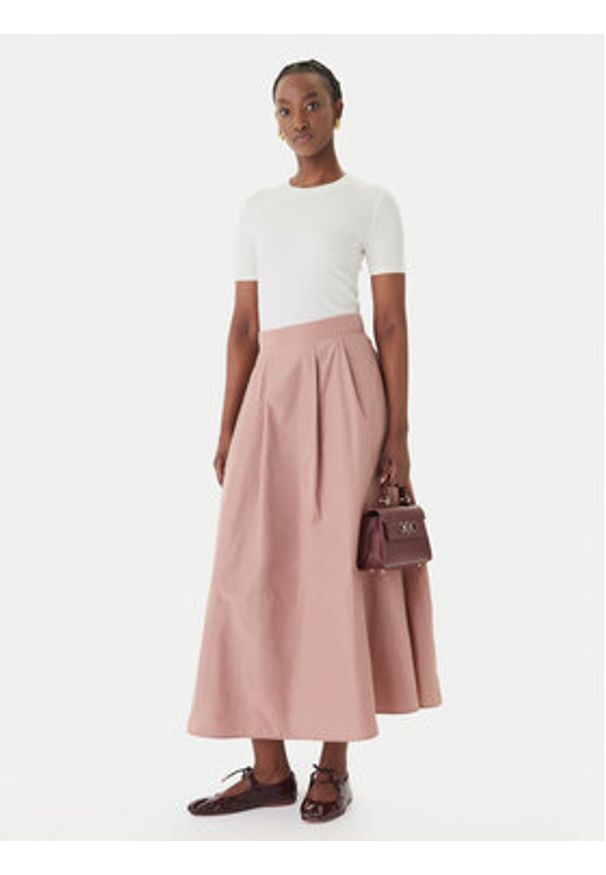 Marella Spódnica trapezowa Eburnea 2615101032 Różowy Regular Fit. Kolor: różowy. Materiał: syntetyk