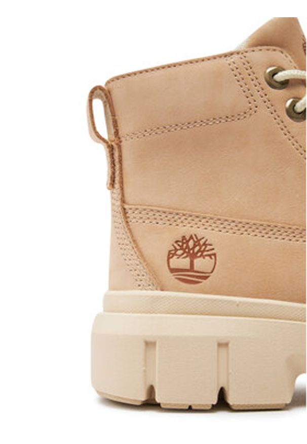 Timberland Trapery Greyfield Mid TB0A2FT6EN71 Beżowy. Kolor: beżowy. Materiał: nubuk, skóra