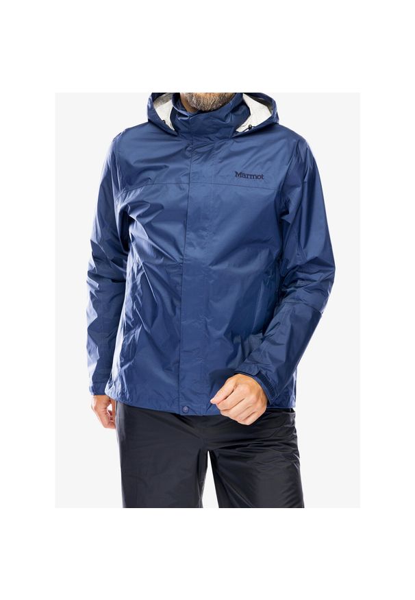 Kurtka przeciwdeszczowa Marmot PreCip Eco Jacket. Kolor: niebieski. Sport: turystyka piesza