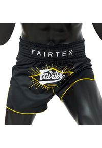 FAIRTEX - Fairtex Spodenki Muay Thai BS1903 Focus. Kolor: czarny #1
