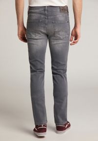 Mustang - MUSTANG MĘSKIE SPODNIE JEANSOWE TRAMPER TAPERED DENIM GREY 1011344 4500 883