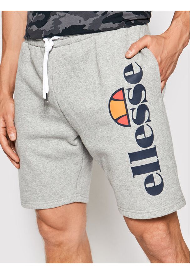 Ellesse Szorty sportowe Bossini SHS08748 Szary Regular Fit. Kolor: szary. Materiał: bawełna. Styl: sportowy