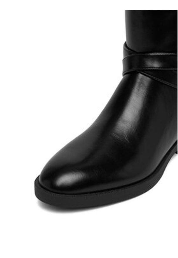 Nine West Kozaki CEO-NAJAT-01 Czarny. Kolor: czarny. Materiał: materiał, syntetyk