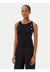 Artigli - ARTIGLI Sweter ACMA001879 002 Czarny Regular Fit. Kolor: czarny. Materiał: wiskoza