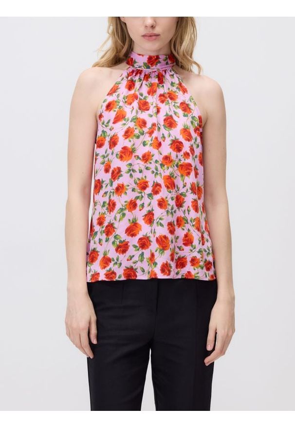 Reserved - Wzorzysta bluzka z wiskozy - wielobarwny. Materiał: wiskoza