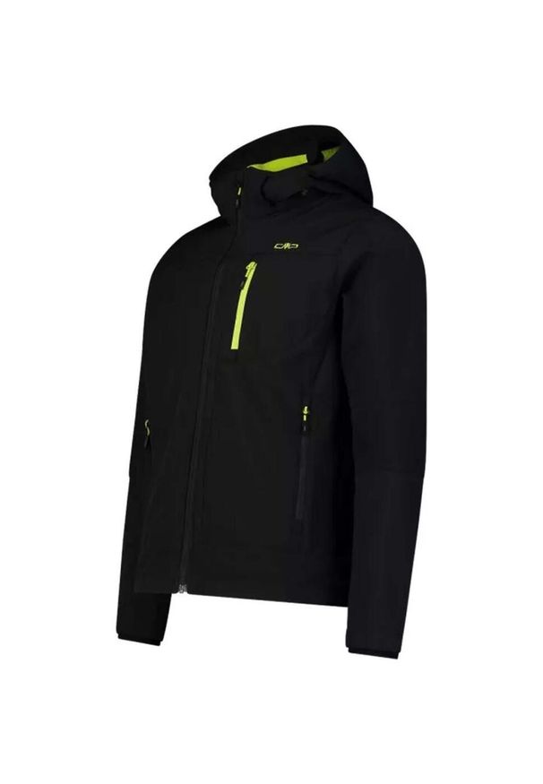 CAMPAGNOLO - Kurtka softshell męska CMP 3A01787N. Kolor: czarny. Materiał: softshell