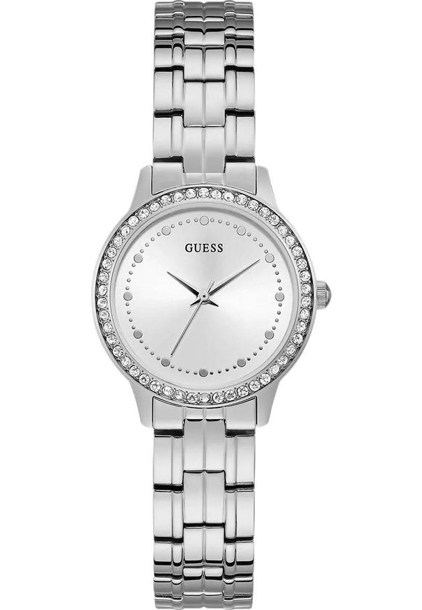 Zegarek damski Guess W1209L1 srebrny. Kolor: srebrny