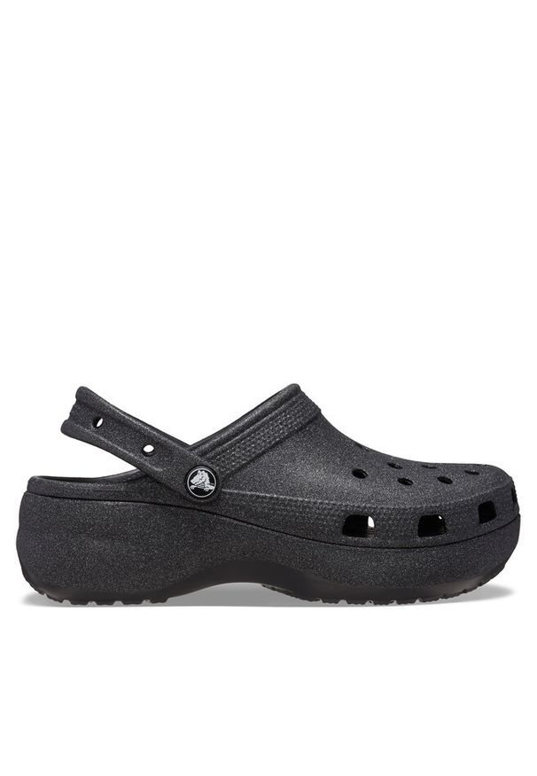 Klapki Crocs. Kolor: czarny. Obcas: na platformie