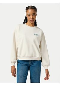 Wrangler Bluza 112356457 Écru Oversize. Materiał: bawełna