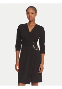 Rinascimento Sukienka koktajlowa CFC0020071002 Czarny Regular Fit. Kolor: czarny. Materiał: syntetyk. Styl: wizytowy #1