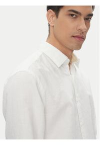 BOSS Koszula C-Hal 50539531 Biały Casual Fit. Okazja: na co dzień. Kolor: biały. Materiał: bawełna. Styl: casual