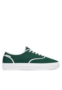 TOMMY HILFIGER - Tommy Hilfiger Tenisówki Th Vulc Cup Long Lace Canvas FM0FM05874 Zielony. Kolor: zielony. Materiał: materiał #1