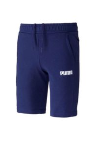 Krótkie spodenki Męskie Puma Ess Jersey Shorts 10. Kolor: niebieski. Materiał: jersey. Długość: krótkie. Sezon: lato. Sport: fitness