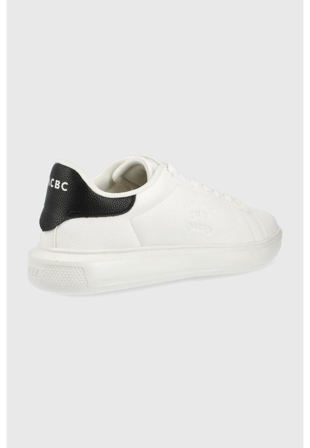 ACBC buty kolor biały. Nosek buta: okrągły. Zapięcie: sznurówki. Kolor: biały. Materiał: guma. Wzór: motyw zwierzęcy