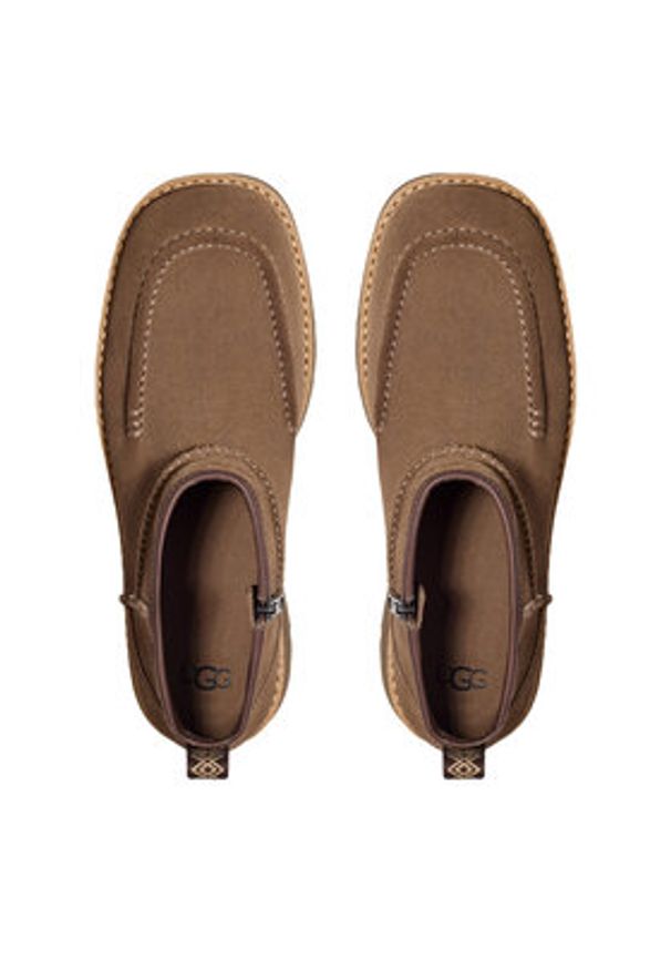 Ugg Botki W Cityfunc Ultra Mini 1158193 Brązowy. Kolor: brązowy. Materiał: skóra