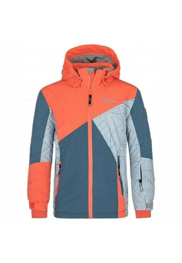 Dziewczęca kurtka narciarska Kilpi SAARA-JG. Kolor: fioletowy, wielokolorowy, różowy, żółty, pomarańczowy. Sezon: zima. Sport: narciarstwo