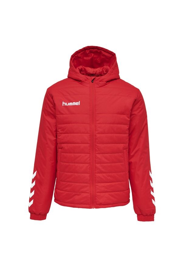 Kurtka Hummel hmlPROMO Short Bench. Kolor: czerwony, różowy, wielokolorowy, biały. Sport: piłka nożna