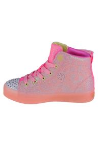 skechers - Buty Skechers Twi-Lites 2.0, Dzieci. Zapięcie: sznurówki. Kolor: żółty, pomarańczowy, wielokolorowy, różowy. Materiał: materiał. Szerokość cholewki: normalna. Sport: turystyka piesza