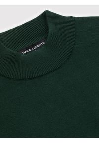 Pako Lorente - PAKO LORENTE - Zielony bawełniany półgolf męski. Kolor: niebieski, zielony. Materiał: bawełna. Sezon: jesień #4