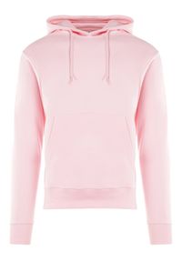 Born2be - Różowa Bluza Teodares. Kolor: różowy. Materiał: polar, dzianina. Wzór: gładki, jednolity #2