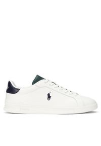 Polo Ralph Lauren Sneakersy Heritage Court II 809949791002 Biały. Kolor: biały. Materiał: skóra