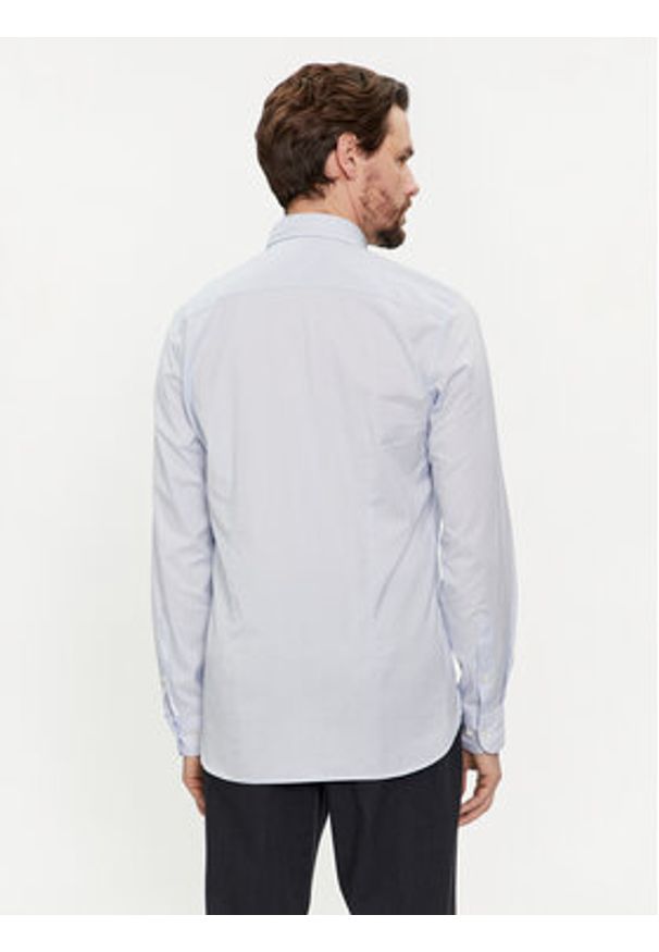 TOMMY HILFIGER - Tommy Hilfiger Koszula MW0MW33762 Błękitny Regular Fit. Kolor: niebieski. Materiał: bawełna