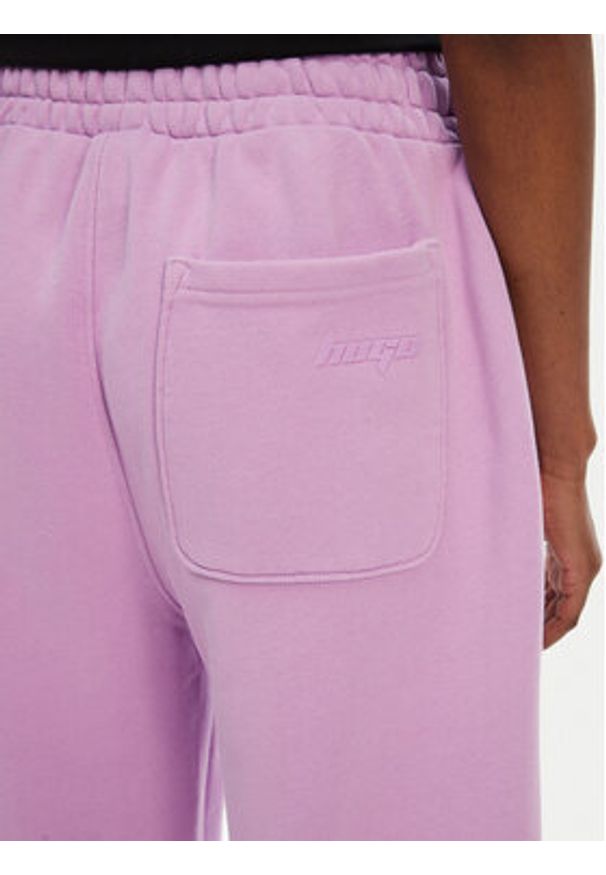 Hugo - HUGO Spodnie dresowe Nolasa_B 50545019 Różowy Loose Fit. Kolor: różowy. Materiał: bawełna
