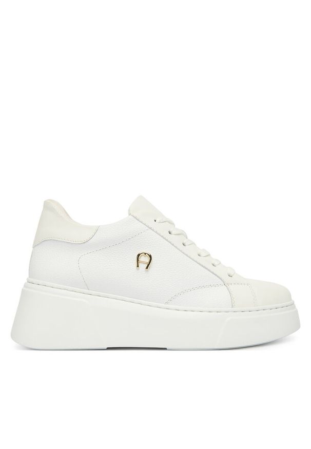 Sneakersy Aigner. Kolor: biały