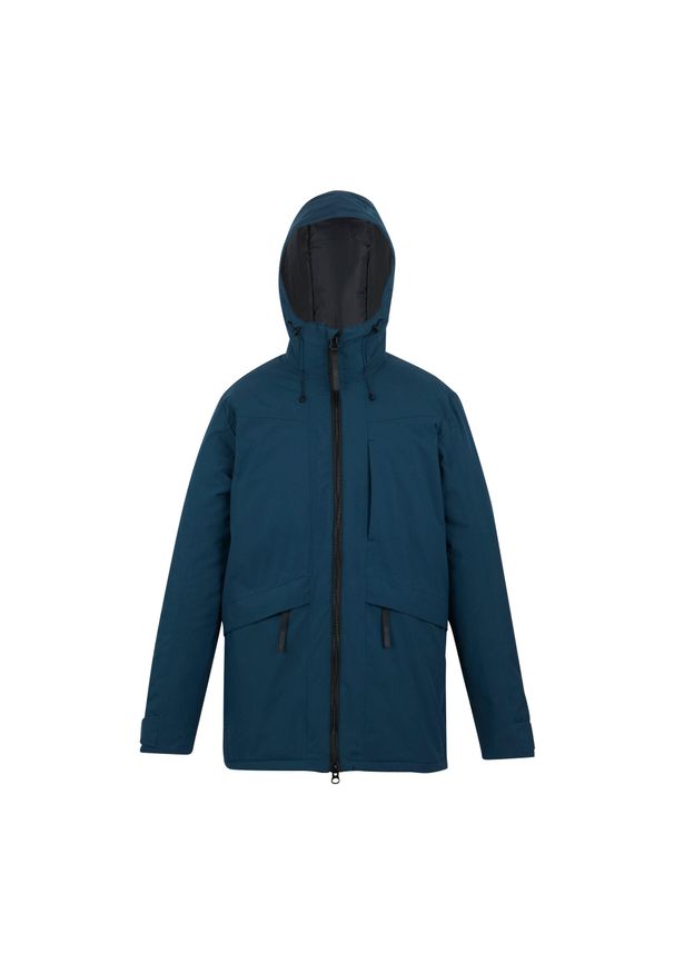 Regatta - Kurtka Wodoodporna Męska Ocieplana Balaton. Kolor: wielokolorowy, niebieski, szary. Sport: turystyka piesza