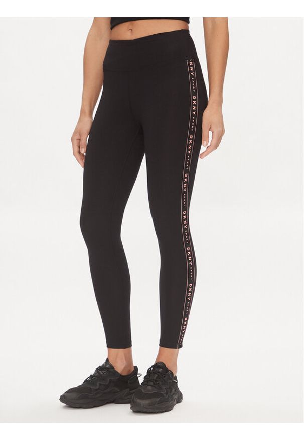 DKNY Sport Legginsy DP3P1883 Różowy Slim Fit. Kolor: różowy. Materiał: syntetyk. Styl: sportowy