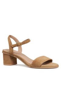 Geox Sandały D Aurely 50 D25RXB 00021 C6001 Brązowy. Kolor: brązowy. Materiał: zamsz, skóra #4