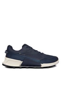 ecco - ECCO Sneakersy 82392460178 Granatowy. Kolor: niebieski. Materiał: materiał