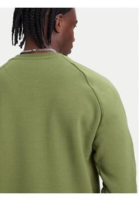 Adidas - adidas Bluza Trefoil Essentials JW3523 Zielony Regular Fit. Kolor: zielony. Materiał: syntetyk, bawełna