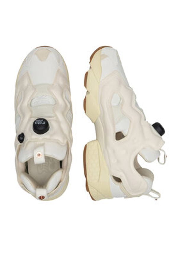 Reebok Sneakersy INSTAPUMP FURY 95 100203728 Écru. Materiał: materiał