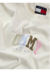 Tommy Jeans T-Shirt Color Varsity DW0DW21337 Écru Relaxed Fit. Materiał: bawełna #7