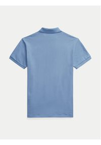Polo Ralph Lauren Polo 710536856444 Błękitny Slim Fit. Typ kołnierza: polo. Kolor: niebieski. Materiał: bawełna