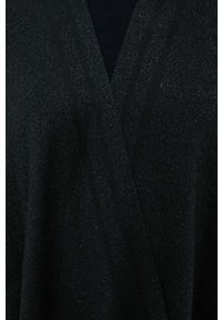 Lauren Ralph Lauren poncho kolor zielony lekkie. Kolor: zielony. Materiał: dzianina. Wzór: ze splotem #3