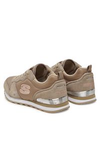 skechers - Skechers Sneakersy Og 85-Goldn Gurl 111/NAT Beżowy. Kolor: beżowy. Materiał: materiał #3
