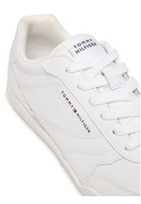 TOMMY HILFIGER - Tommy Hilfiger Sneakersy Lopro Cup Leather FM0FM05677 Biały. Kolor: biały. Materiał: skóra #6